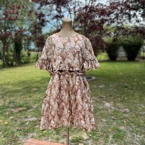 Gianni Bini Ruffle Sleeve Dress